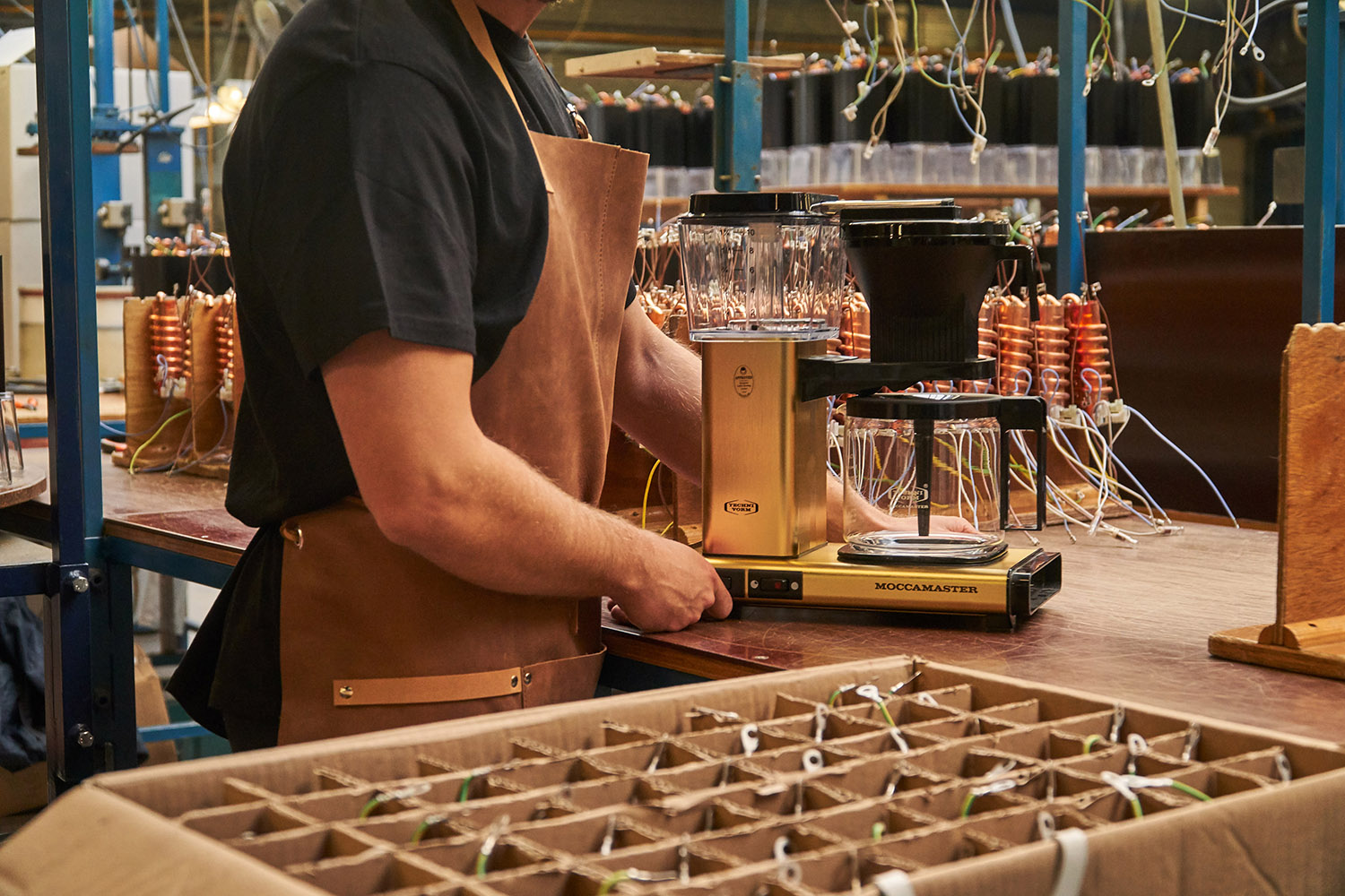 ¿Cómo se fabrica una cafetera Moccamaster?