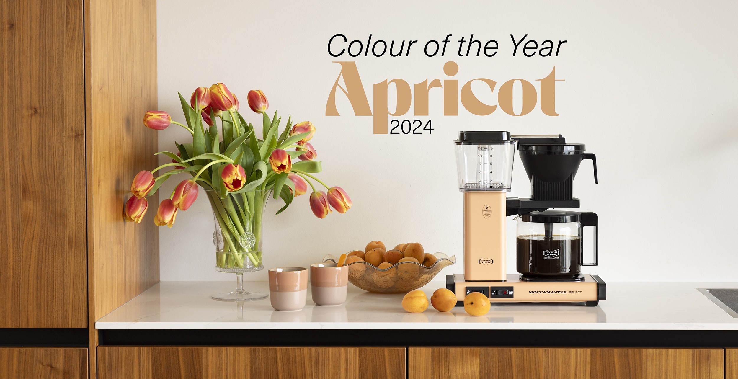 Moccamaster presenta el Colour of the Year 2024: «Apricot»