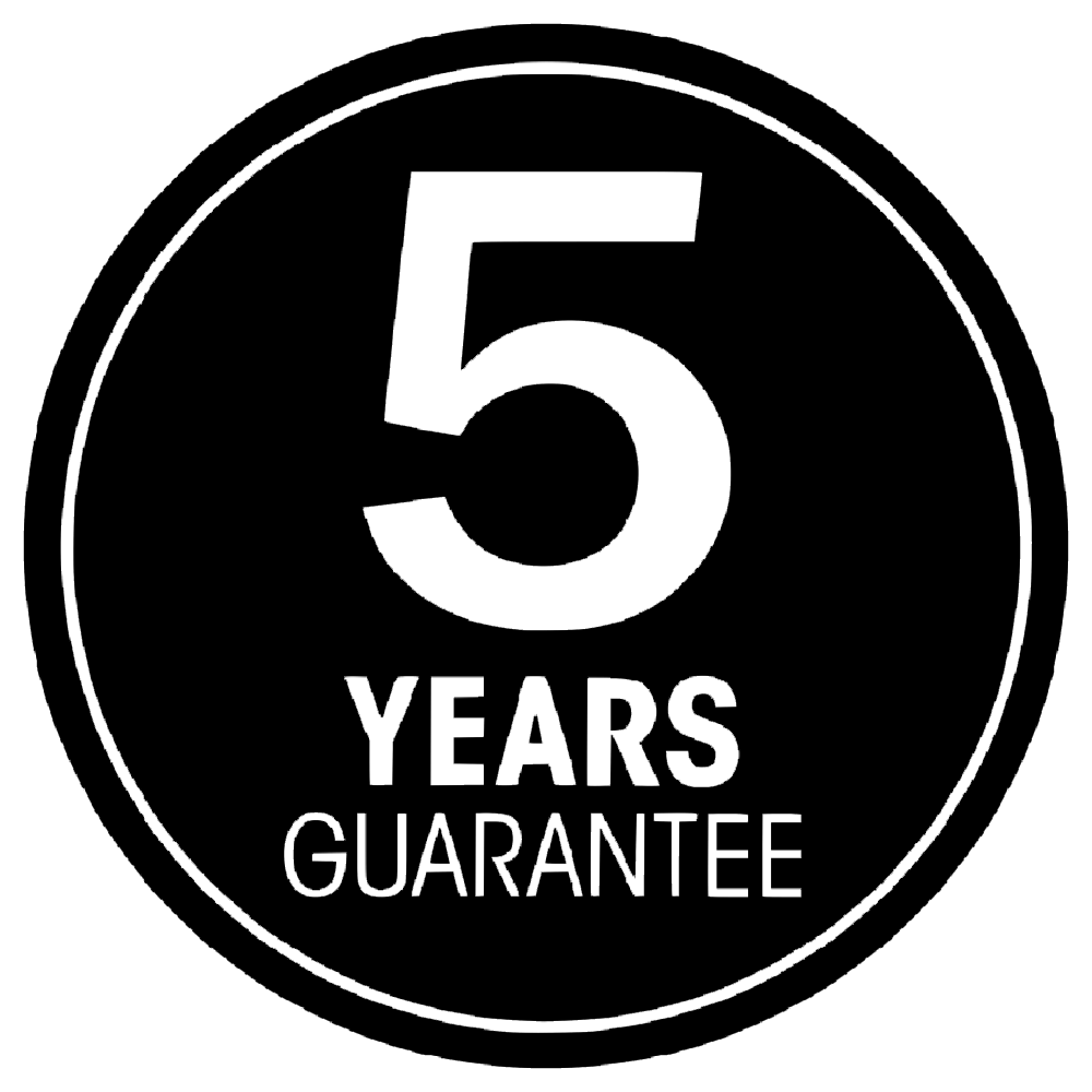 5 años de garantía
